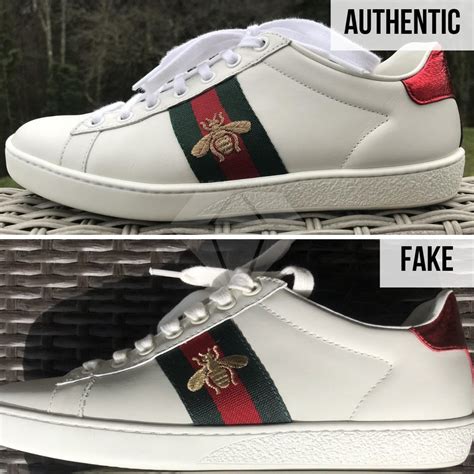 gucci ace real vs fake bee|are gucci shoes legit.